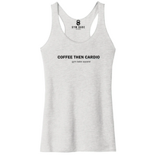 Load image into Gallery viewer, Coffee Then Cardio Racerback Tank - Gym Babe Apparel