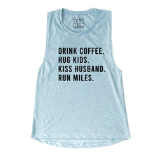 Load image into Gallery viewer, Drink Coffee Hug Kids Muscle Tank - Gym Babe Apparel