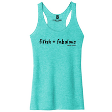 Load image into Gallery viewer, Fitish and Fabulous Racerback Tank - Gym Babe Apparel