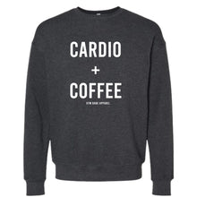 Load image into Gallery viewer, Cardio and Coffee Sweatshirt - Gym Babe Apparel