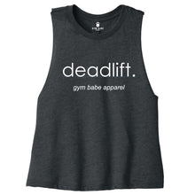 Load image into Gallery viewer, Deadlift CropTop - Gym Babe Apparel