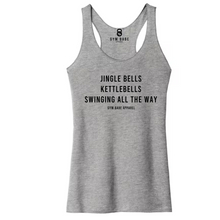 Load image into Gallery viewer, Jingle Bells Kettlebells Racerback Tank - Gym Babe Apparel