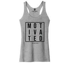 Load image into Gallery viewer, MOTIVATED Racerback Tank - Gym Babe Apparel