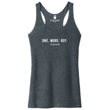 Load image into Gallery viewer, One More Rep Racerback Tank - Gym Babe Apparel