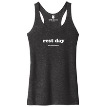 Load image into Gallery viewer, Rest Day Racerback Tank - Gym Babe Apparel