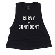 Load image into Gallery viewer, Curvy and Confident Crop Top - Gym Babe Apparel
