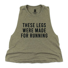 Load image into Gallery viewer, These Legs Were Made For Running Crop Top - Gym Babe Apparel