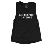 Load image into Gallery viewer, Walking My Dog Muscle Tank - Gym Babe Apparel