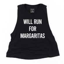 Load image into Gallery viewer, Will Run For Margaritas Crop Top - Gym Babe Apparel