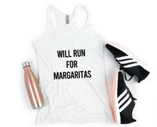 Load image into Gallery viewer, Will Run For Margaritas - Racerback Tank - Gym Babe Apparel
