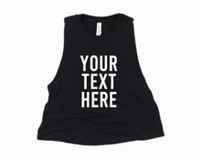 Load image into Gallery viewer, Custom Crop Top - Gym Babe Apparel

