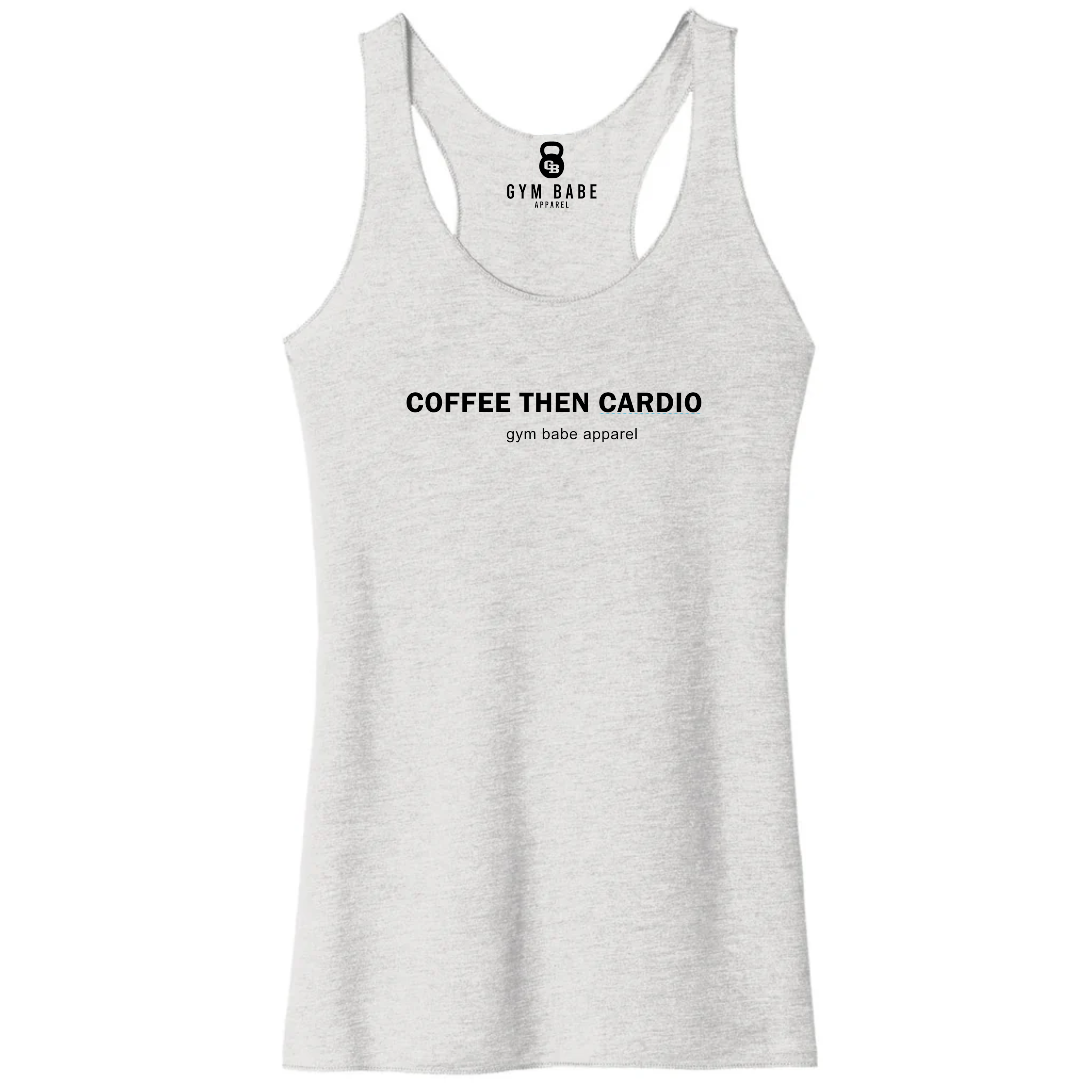 Coffee Then Cardio Racerback Tank
