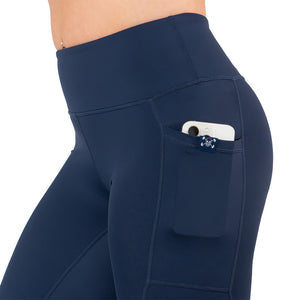 Everyday Navy Leggings - Gym Babe Apparel