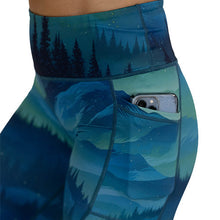 Load image into Gallery viewer, Aurora Borealis Leggings - Gym Babe Apparel
