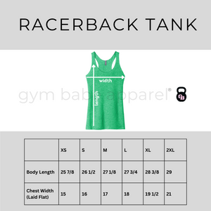 Swearing Helps Racerback Tank - Gym Babe Apparel