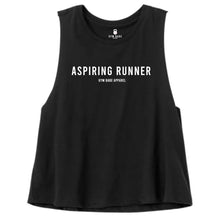 Load image into Gallery viewer, Aspiring Runner Crop Top - Gym Babe Apparel
