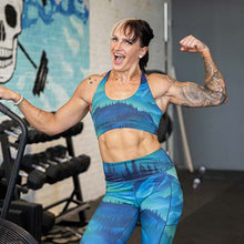 Load image into Gallery viewer, Aurora Borealis Leggings - Gym Babe Apparel
