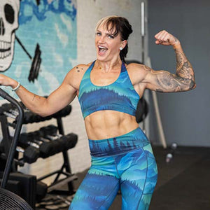 Aurora Borealis Leggings - Gym Babe Apparel