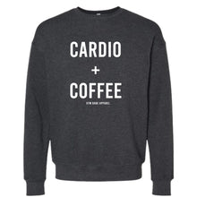 Load image into Gallery viewer, Cardio and Coffee Sweatshirt - Gym Babe Apparel
