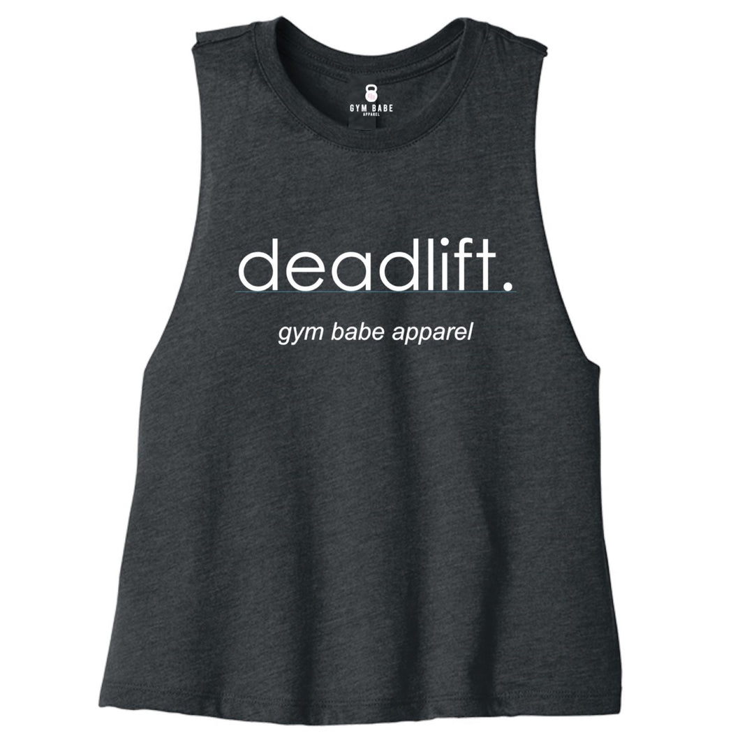 Deadlift CropTop - Gym Babe Apparel