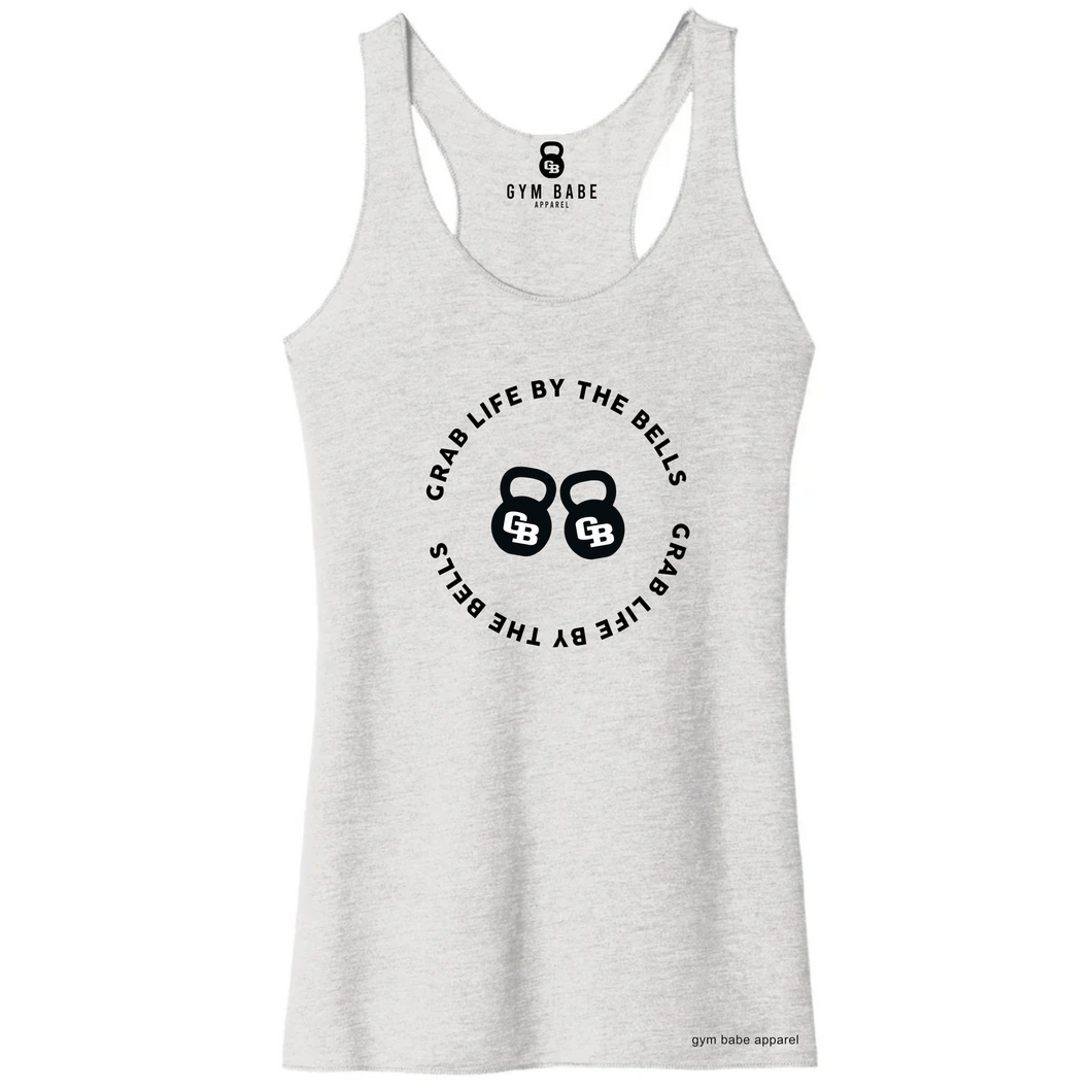 Grab Life By The Bells Racerback Tank