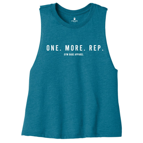 One More Rep Crop Top - Gym Babe Apparel