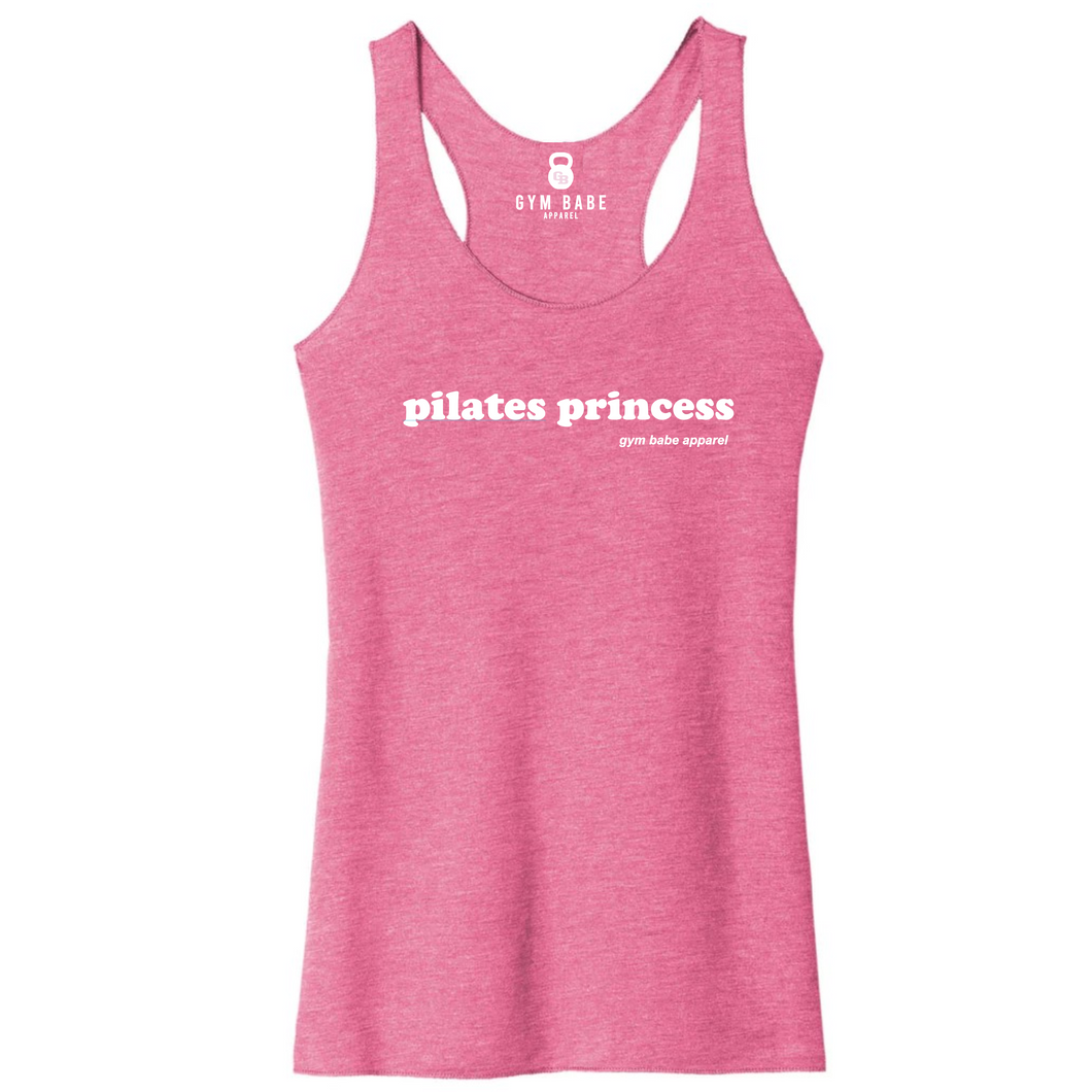 Pilates Princess Racerback Tank - Gym Babe Apparel