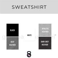 Load image into Gallery viewer, Running Miles and Sweaty Smiles Sweatshirt - Gym Babe Apparel
