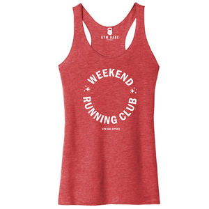 Weekend Running Club Racerback Tank - Gym Babe Apparel