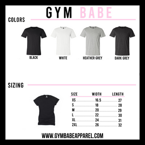 Work In Progress Tshirt - Gym Babe Apparel