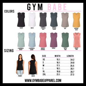 Where's The Finish Wine Muscle Tank - Gym Babe Apparel