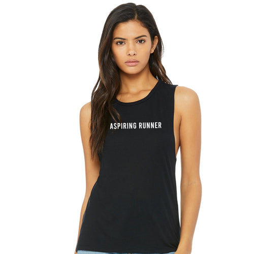 Aspiring Runner Muscle Tank - Gym Babe Apparel