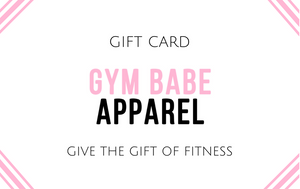 Gift Card - Gym Babe Apparel