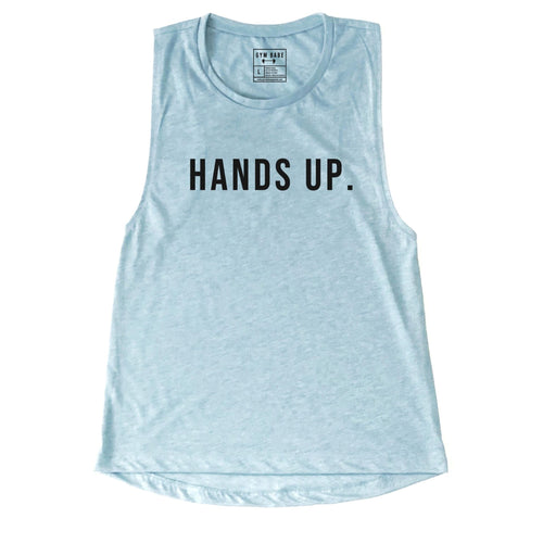 Hands Up Muscle Tank - Gym Babe Apparel