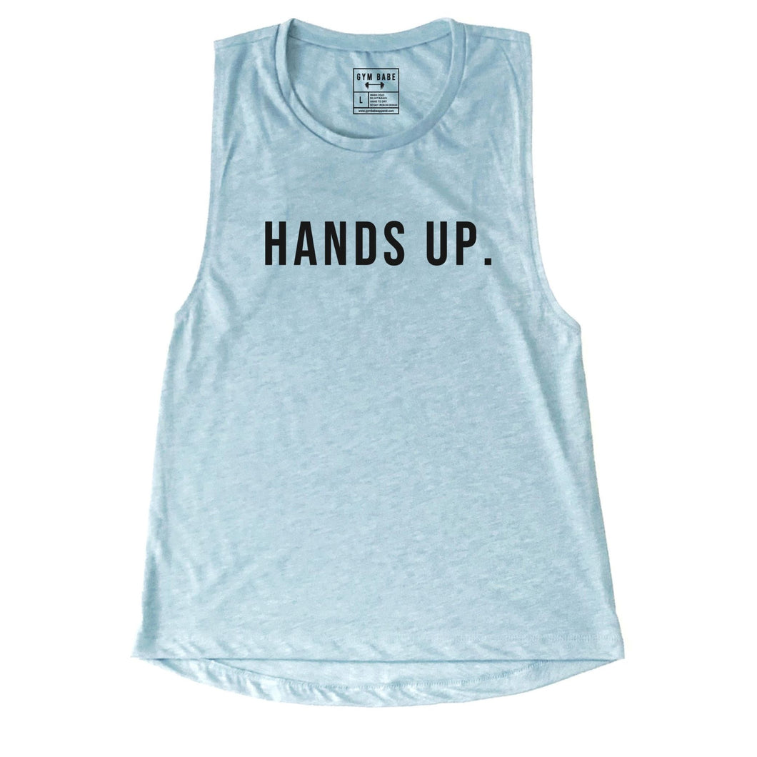Hands Up Muscle Tank - Gym Babe Apparel
