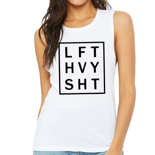LIFT HEAVY SH*T Muscle Tank - Gym Babe Apparel
