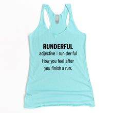 Load image into Gallery viewer, Runderful Racerback Tank - Gym Babe Apparel
