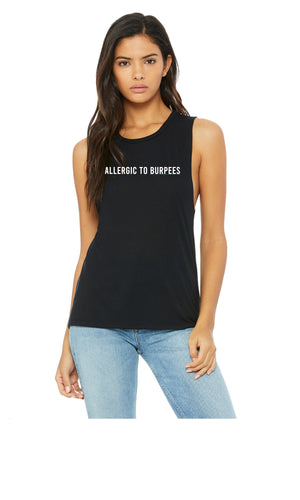 Allergic To Burpees Muscle Tank - Gym Babe Apparel