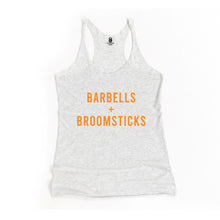 Load image into Gallery viewer, Barbells and Broomsticks Racerback Tank - Gym Babe Apparel
