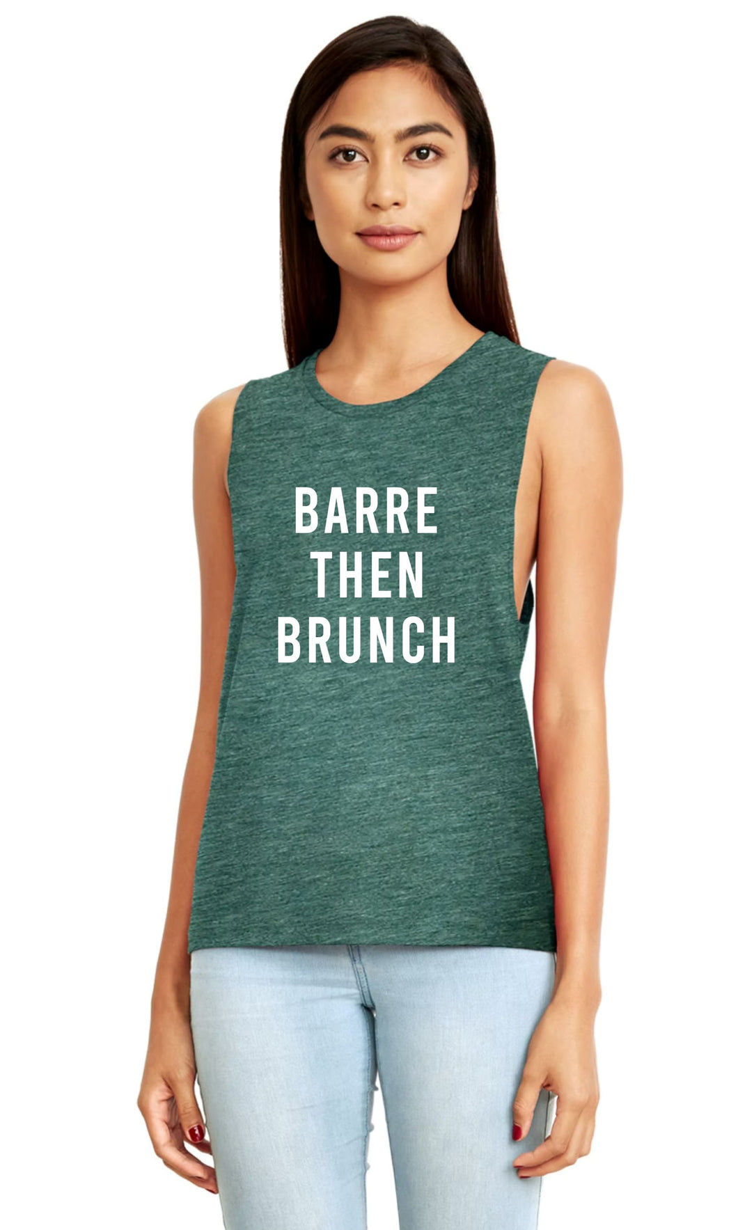 Barre Then Brunch Muscle Tank - Gym Babe Apparel
