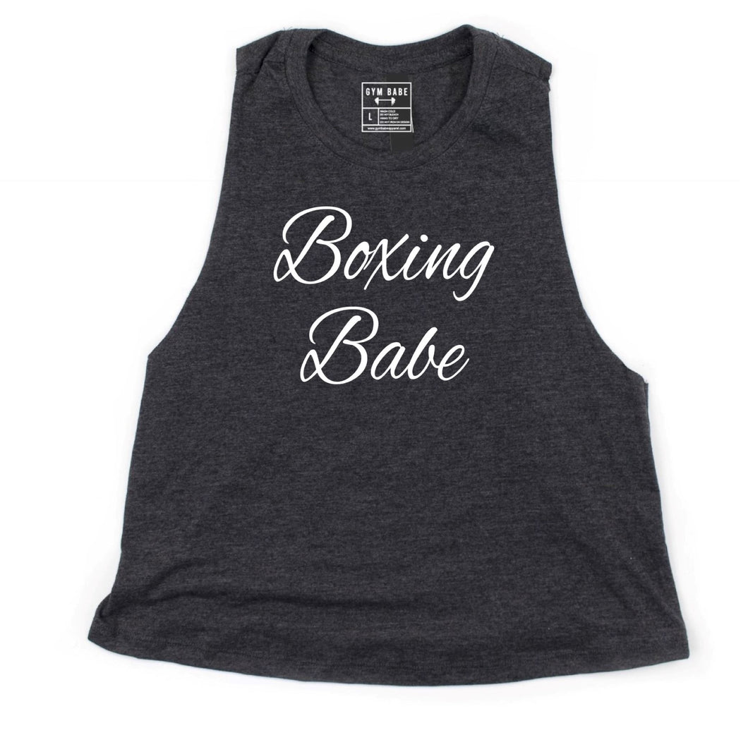 Boxing Babe Crop Top - Gym Babe Apparel