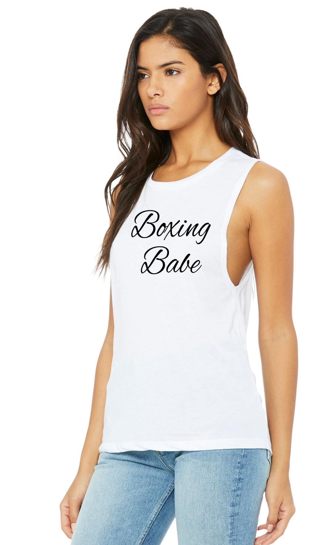 Boxing Babe Muscle Tank - Gym Babe Apparel