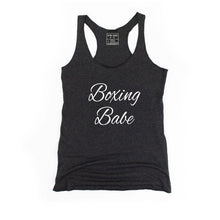 Load image into Gallery viewer, Boxing Babe Racerback Tank - Gym Babe Apparel
