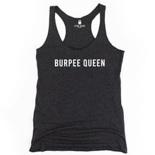 Load image into Gallery viewer, Burpee Queen Racerback Tank - Gym Babe Apparel
