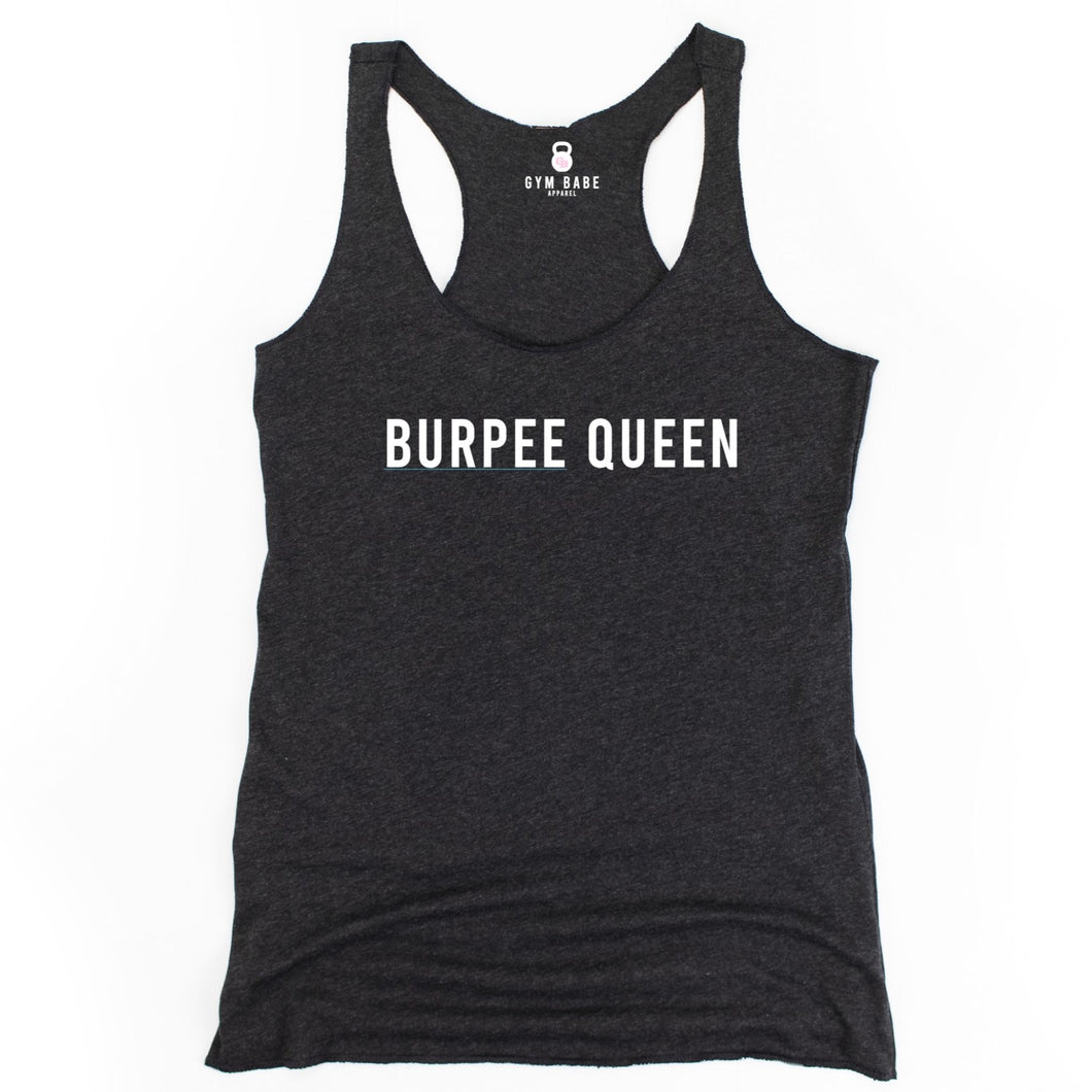 Burpee Queen Racerback Tank - Gym Babe Apparel