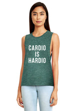 Load image into Gallery viewer, Cardio Is Hardio Muscle Tank - Gym Babe Apparel
