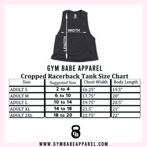 Allergic To Burpees Crop Top - Gym Babe Apparel