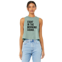 Load image into Gallery viewer, Eight In The Morning Crop Top - Gym Babe Apparel
