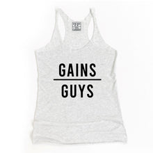 Load image into Gallery viewer, Gains Over Guys Racerback Tank - Gym Babe Apparel
