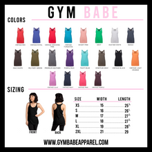 Load image into Gallery viewer, Lift. Swear. Repeat. Racerback Tank - Gym Babe Apparel
